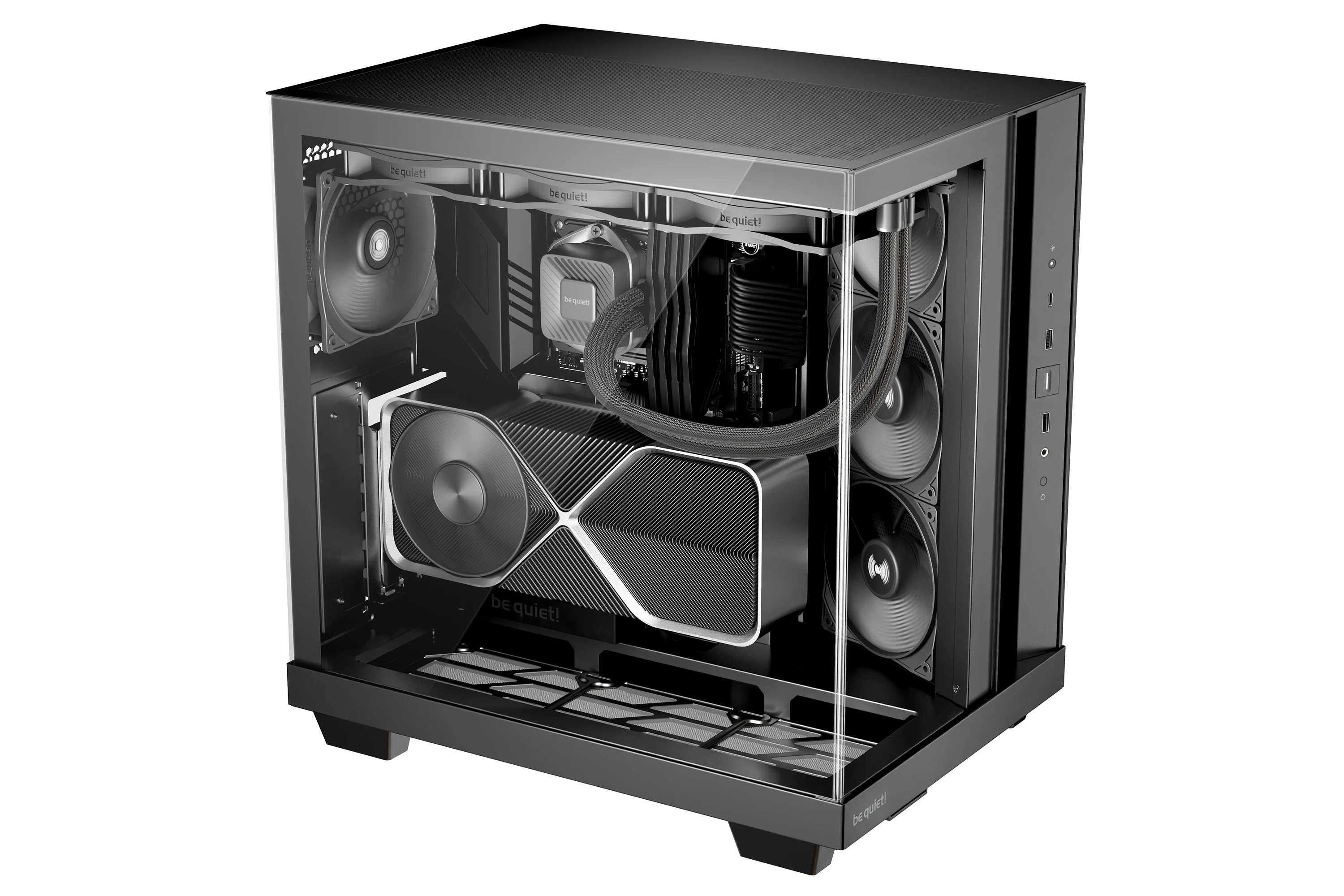 Кутия be quiet! LIGHT BASE 500 Black Case ATX