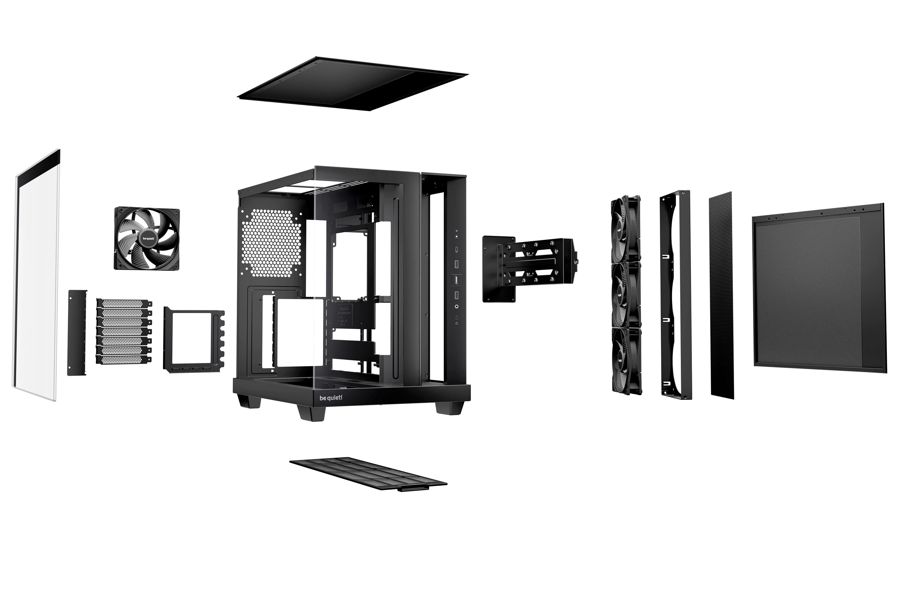 Кутия be quiet! LIGHT BASE 500 Black Case ATX