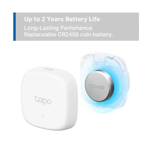 Сензор за температура и влажност TP-Link Tapo T310, WiFi