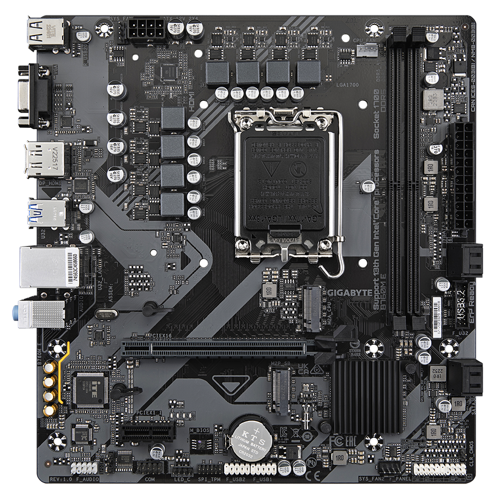 Дънна платка GIGABYTE B760M E DDR5