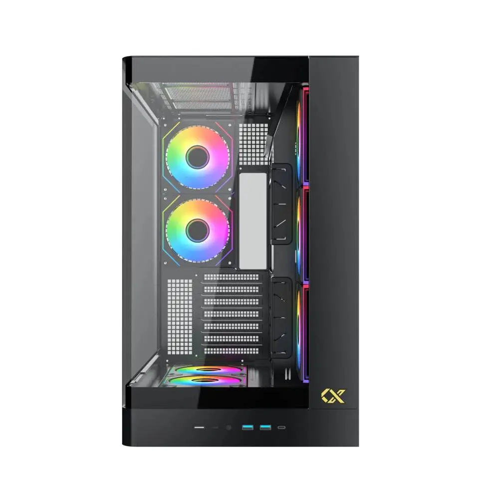 Кутия Xigmatek PANO II AIR, 8 x ARGB Fans Case E-ATX