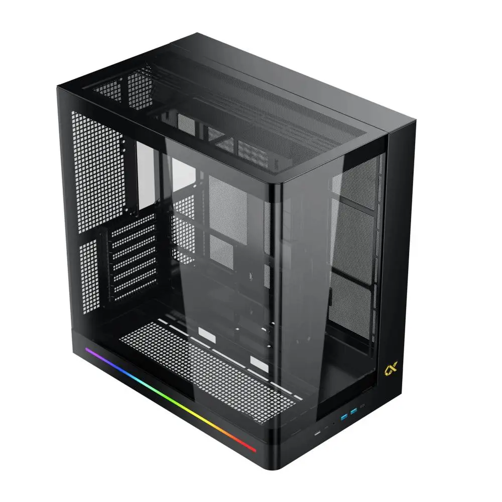 Кутия Xigmatek PANO II AIR, 8 x ARGB Fans Case E-ATX