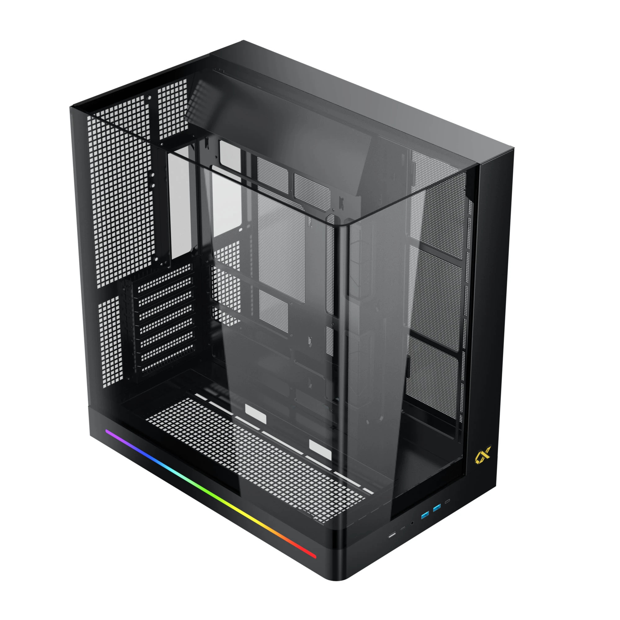 Кутия Xigmatek PANO II 8 ARGB Fans Case E-ATX
