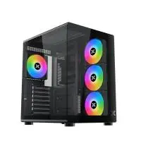 Кутия Xigmatek Aqua Compact Air 4 ARGB Fans Case ATX 