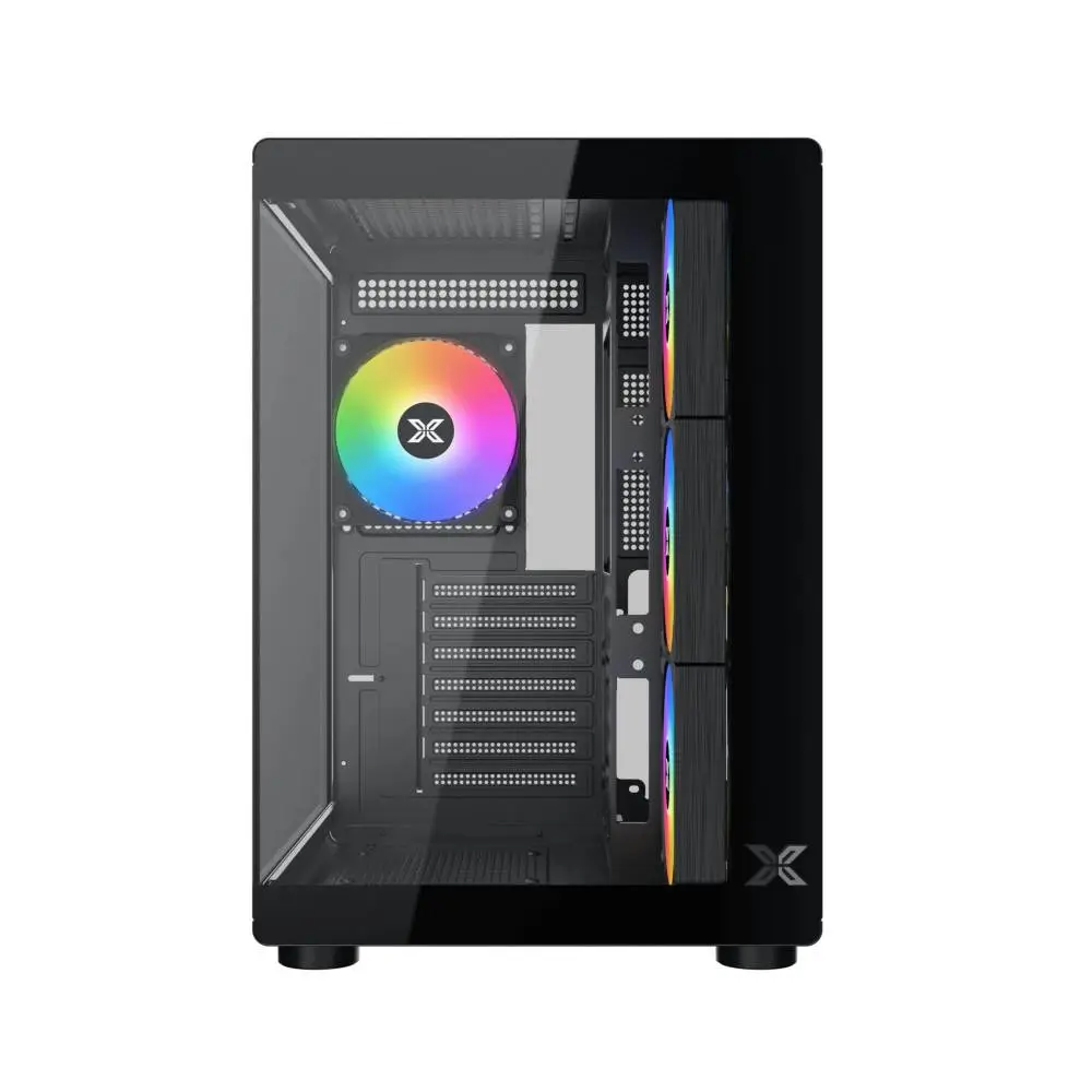 Кутия Xigmatek Aqua Compact Air 4 ARGB Fans Case ATX
