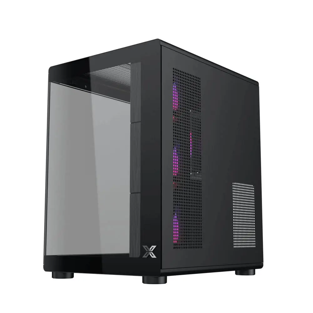 Кутия Xigmatek Aqua Compact Air 4 ARGB Fans Case ATX 