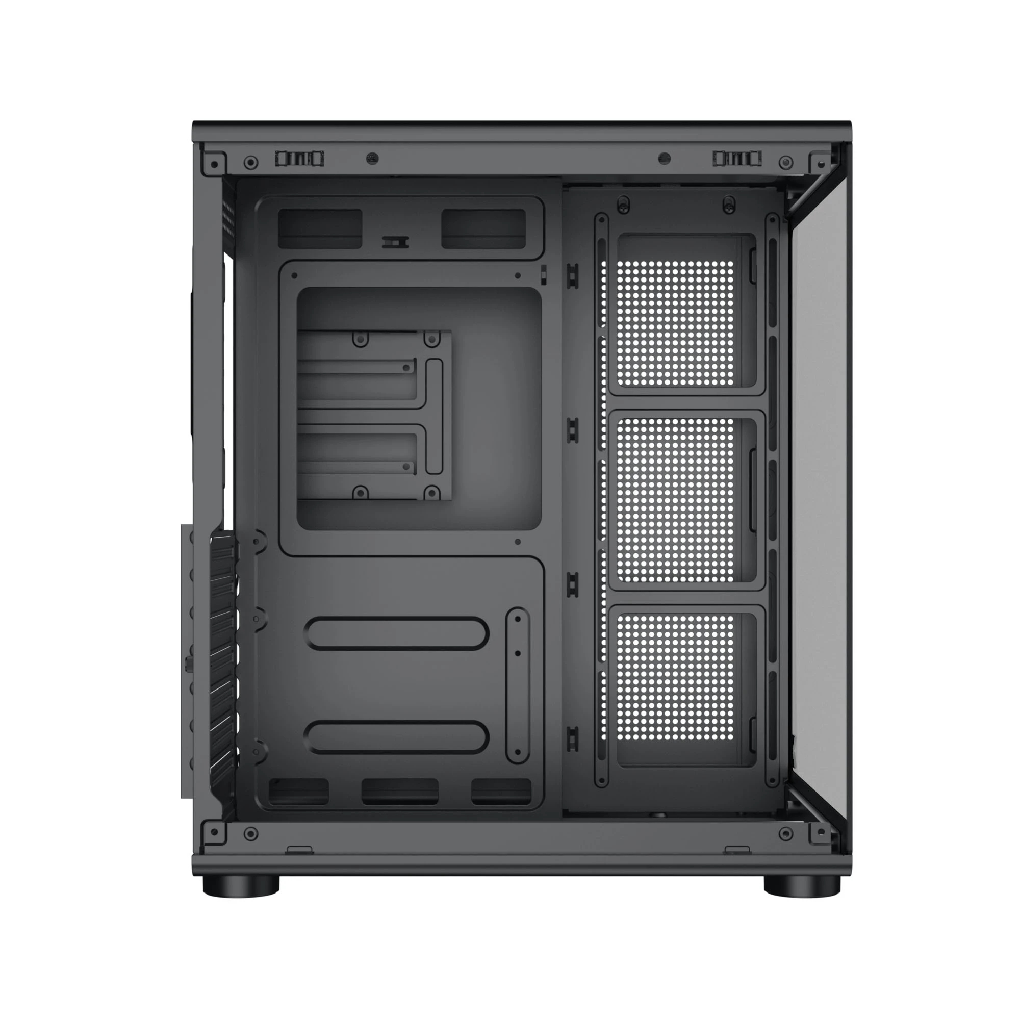 Кутия Xigmatek Aqua Compact Air 4 ARGB Fans Case ATX 