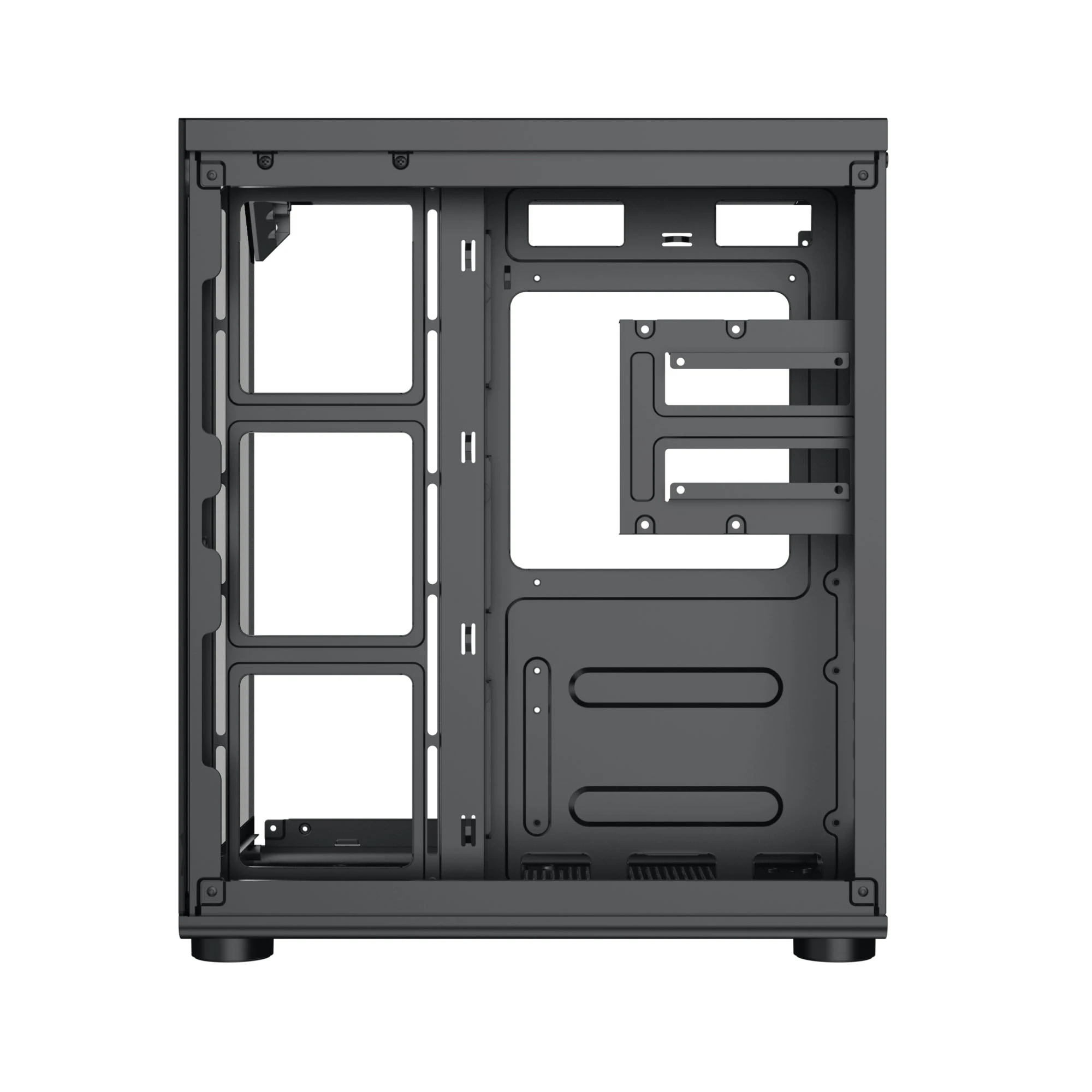 Кутия Xigmatek Aqua Compact 4 ARGB Fans Case ATX 