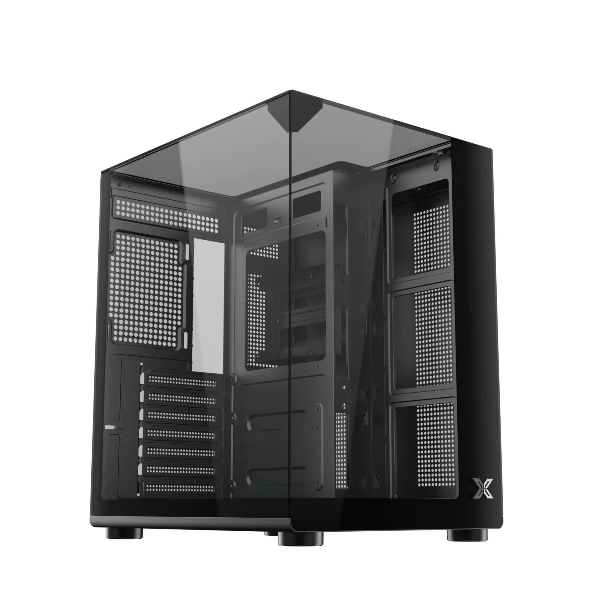 Кутия Xigmatek Aqua Compact 4 ARGB Fans Case ATX 