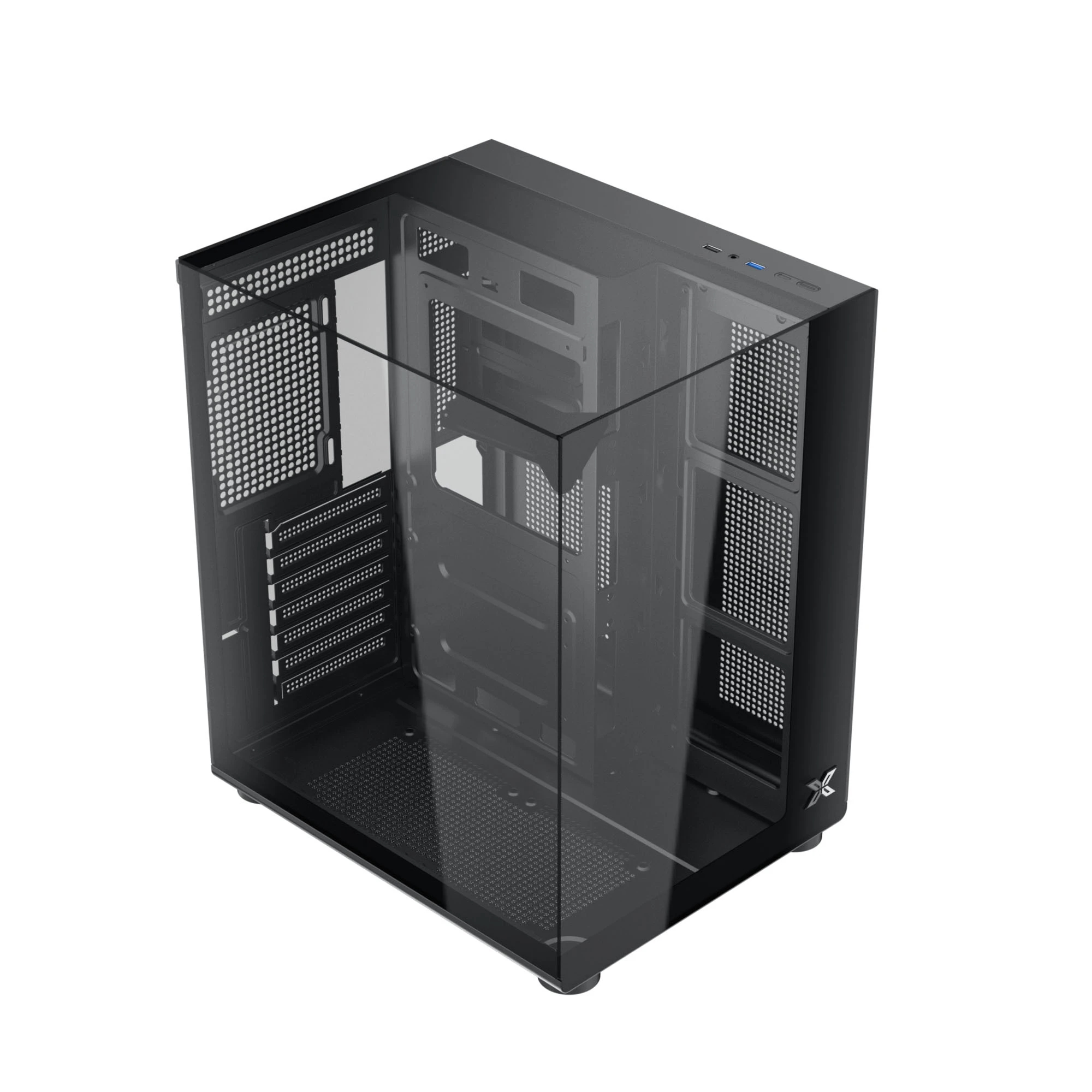 Кутия Xigmatek Aqua Compact 4 ARGB Fans Case ATX 