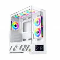 Кутия Xigmatek Alphard Pro Arctic, 6 inch LCD Display, 6 ARGB Fans Case E-ATX
