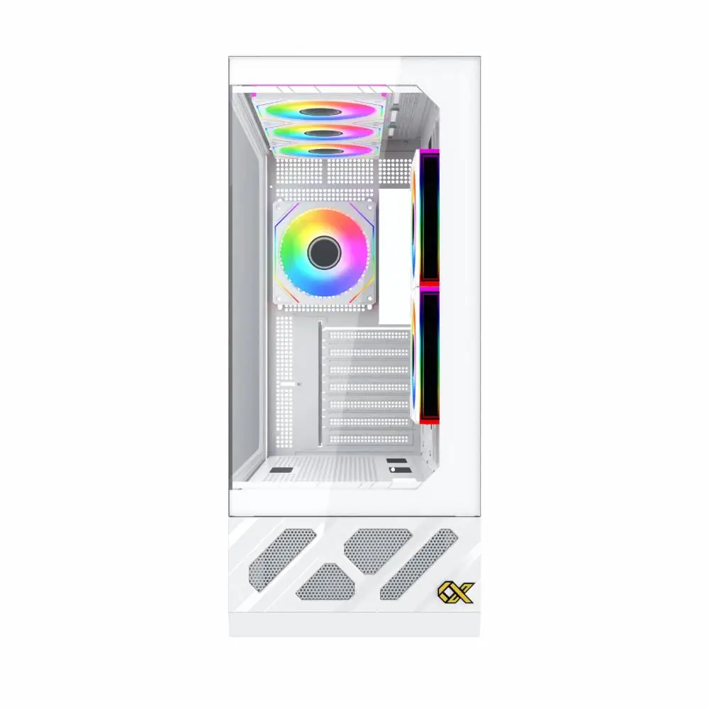 Кутия Xigmatek Alphard Pro Arctic, 6 inch LCD Display, 6 ARGB Fans Case E-ATX