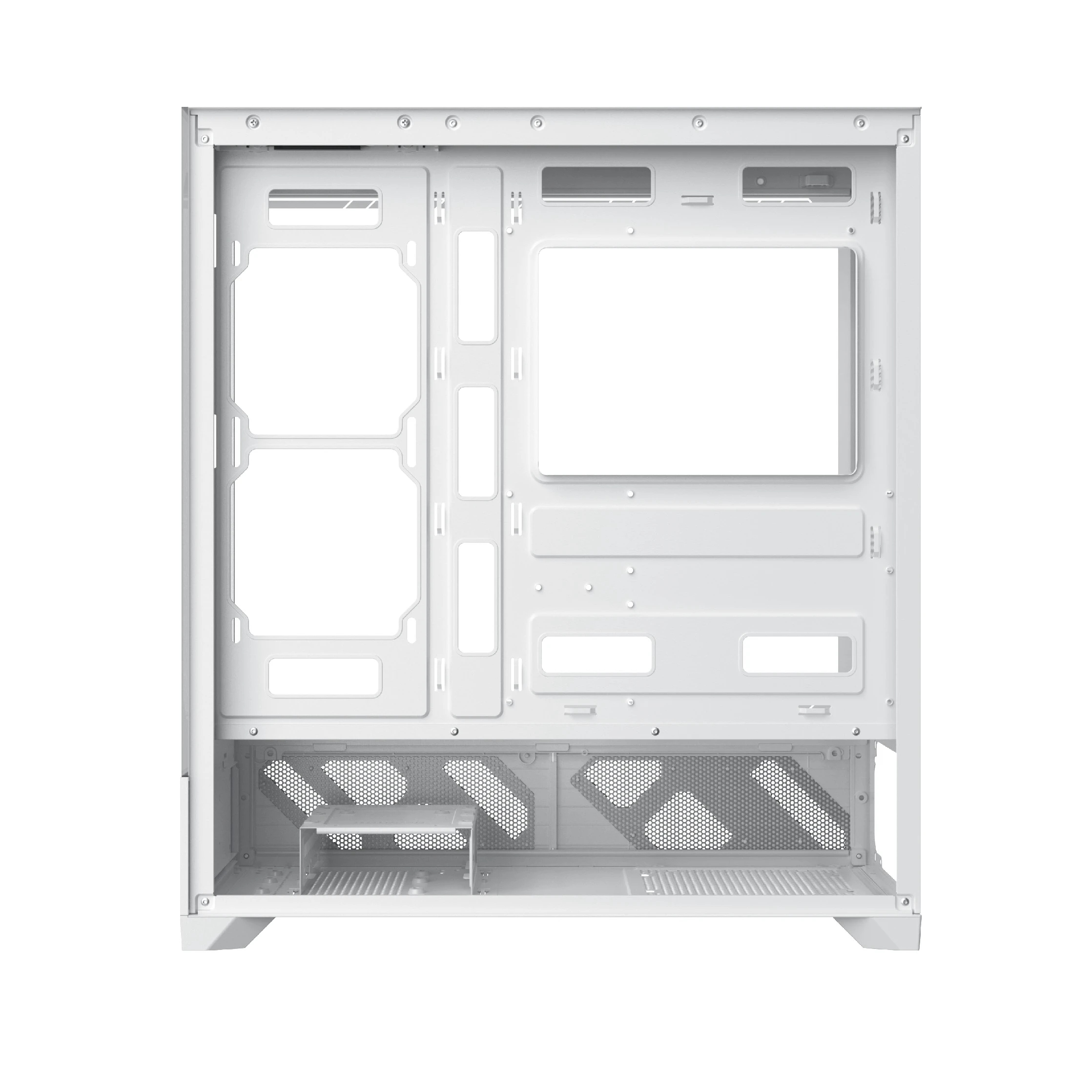 Кутия Xigmatek Alphard Pro Arctic, 6 inch LCD Display, 6 ARGB Fans Case E-ATX
