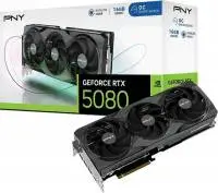 Видео карта PNY GeForce RTX 5080 16GB Triple Fan OC - VCG508016TFXPB1-O