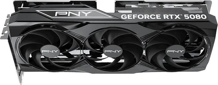 Видео карта PNY GeForce RTX 5080 16GB Triple Fan OC - VCG508016TFXPB1-O