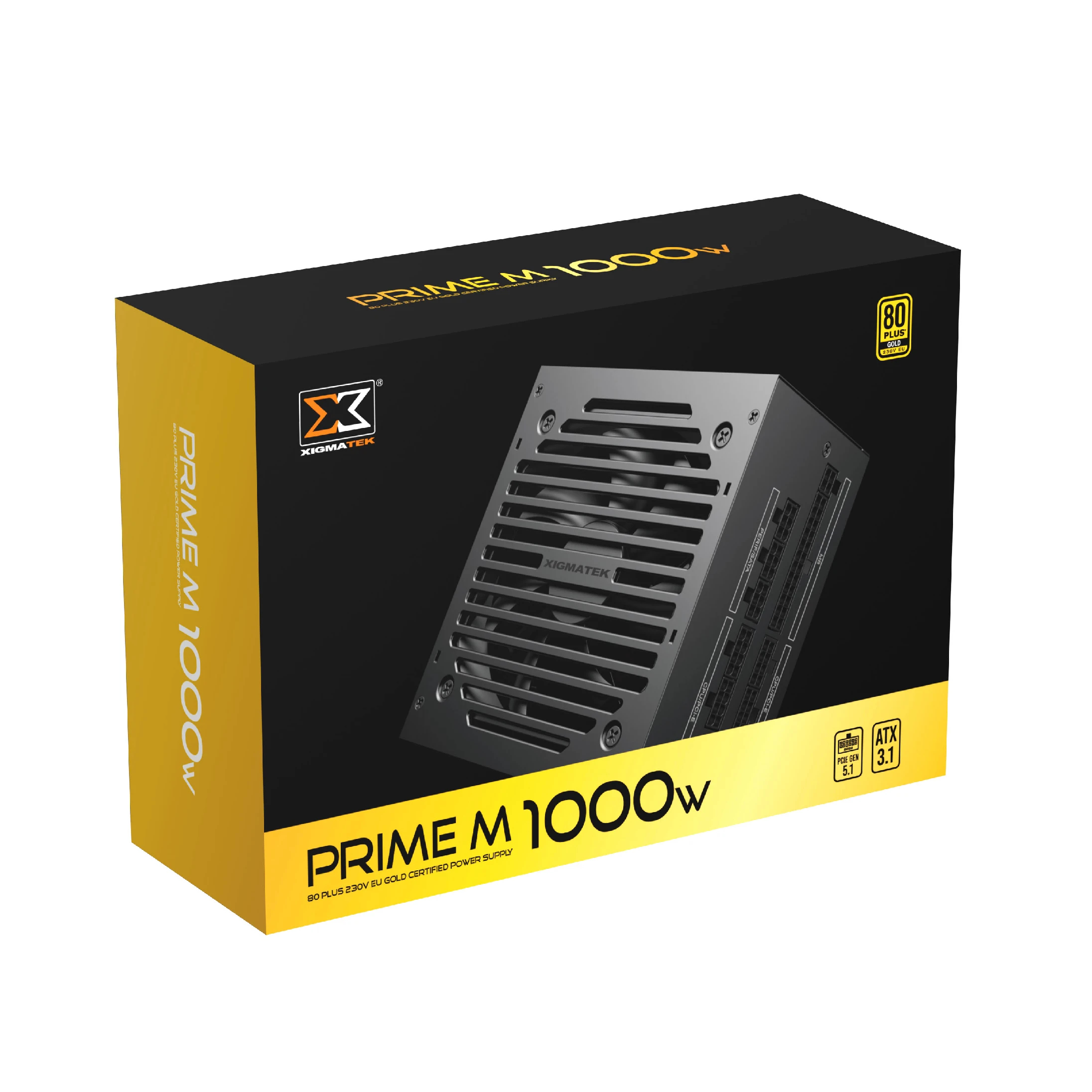 Захранване Xigmatek Prime M 1000W PSU ATX 3.1 80 Plus Gold Full Modular