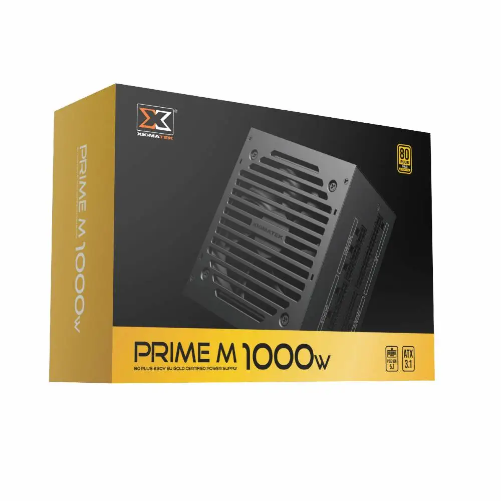 Захранване Xigmatek Prime M 1000W PSU ATX 3.1 80 Plus Gold Full Modular