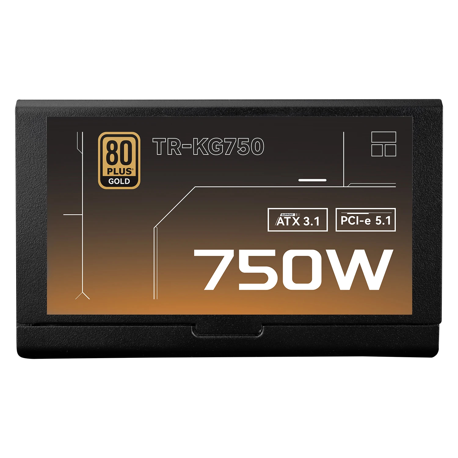 Захранване Thermalright  TR-KG750 PSU ATX 3.1 750W Gold, Full Modular