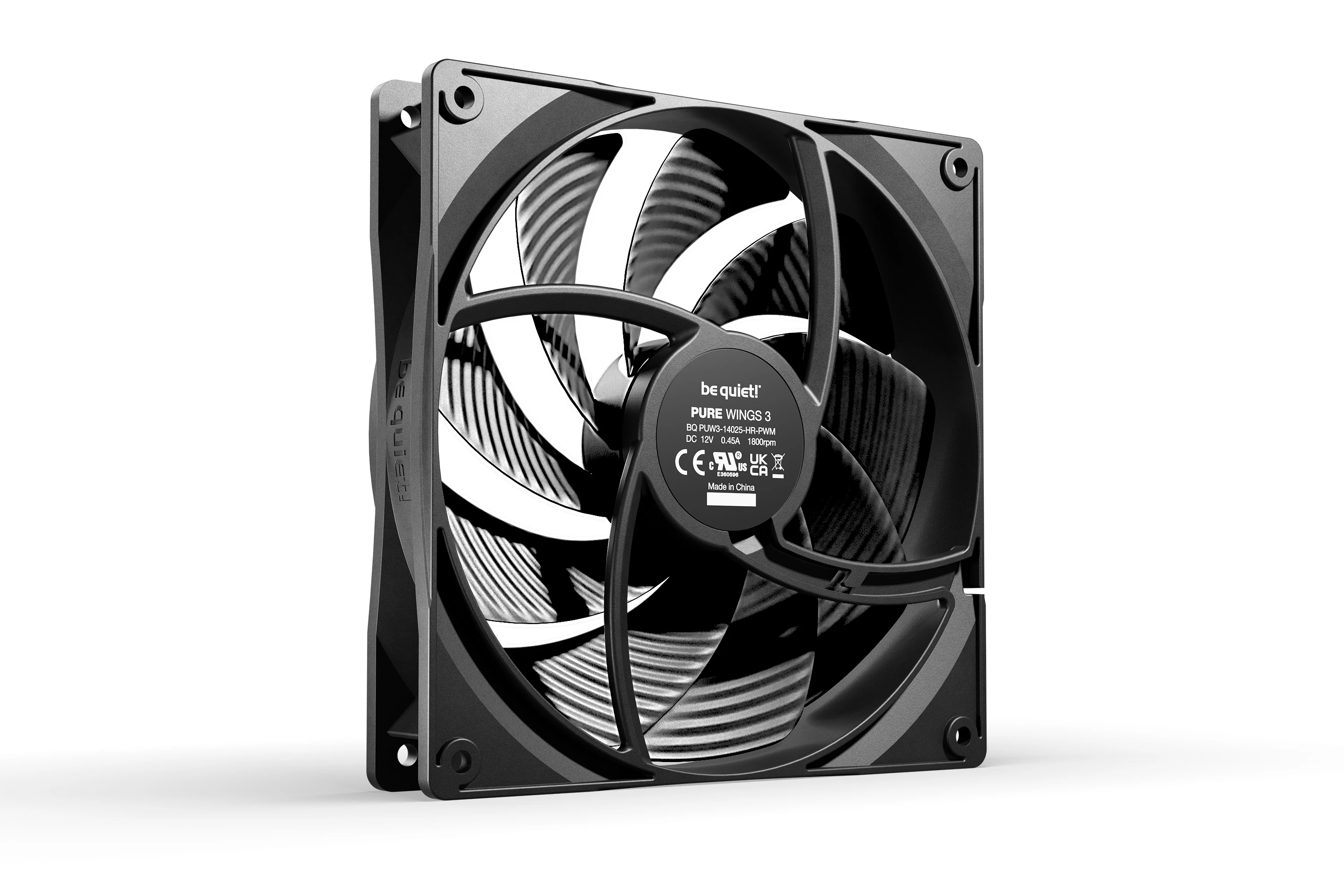 Вентилатори be quiet! PURE WINGS 3 140mm PWM high-speed 3-Pack Fans - BL138