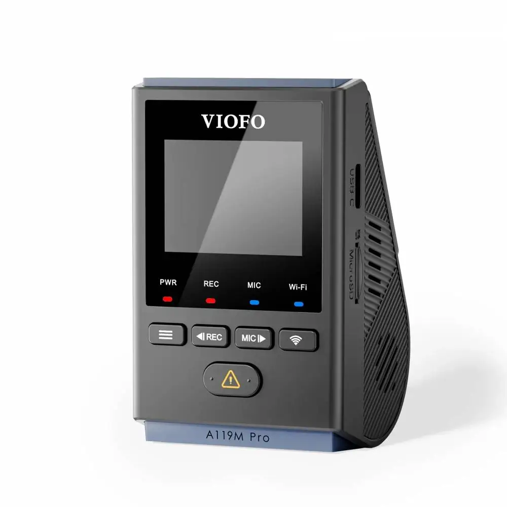VIOFO Видеорегистратор Dash Cam A119 M Pro 4K - 30fps, Sony STARVIS 2, WiFi 6, GPS