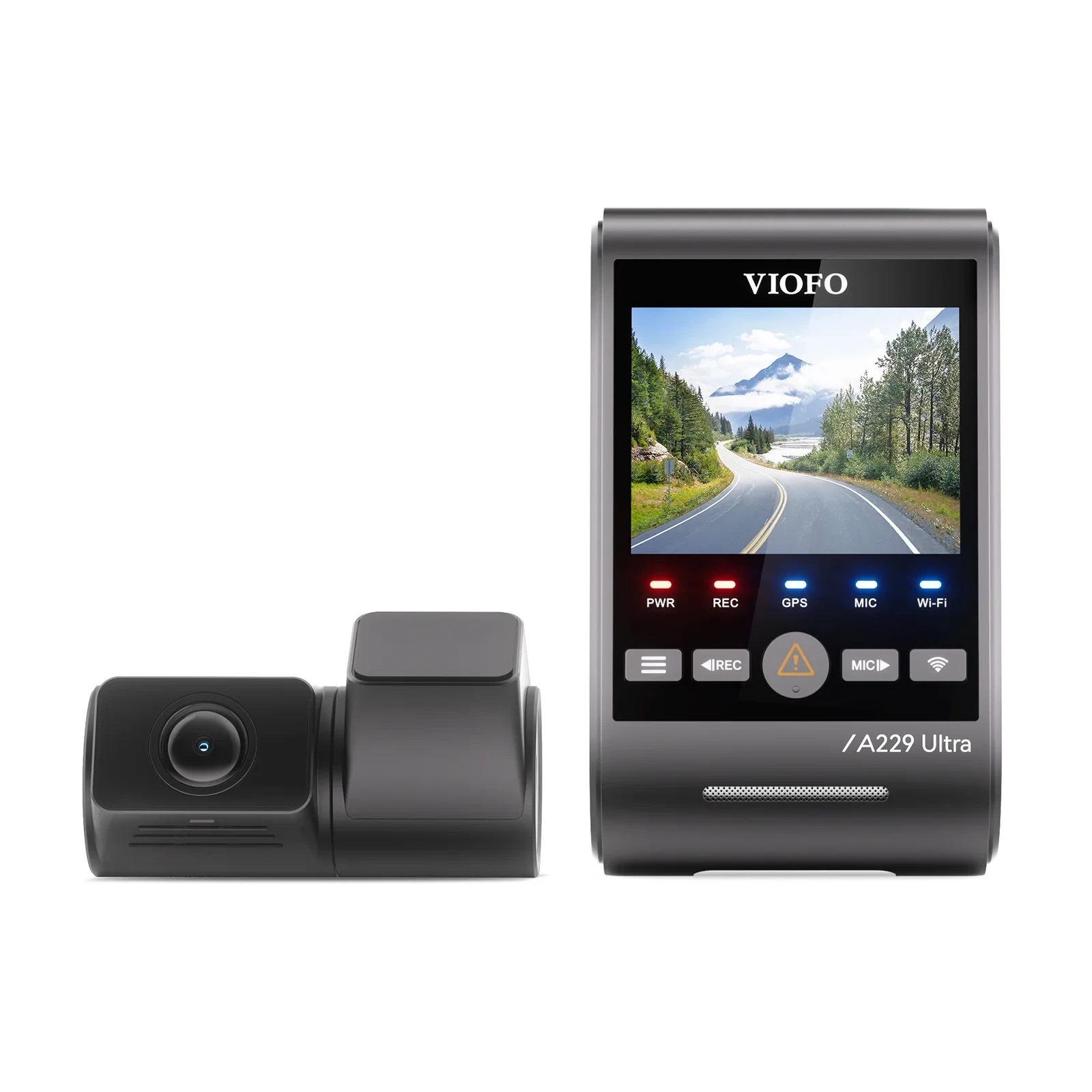 VIOFO Caméra de tableau de bord Dash Cam A229 Ultra 2 Canaux - 4K, HDR, Dual Sony STARVIS 2 8MP, GPS, Bluetooth