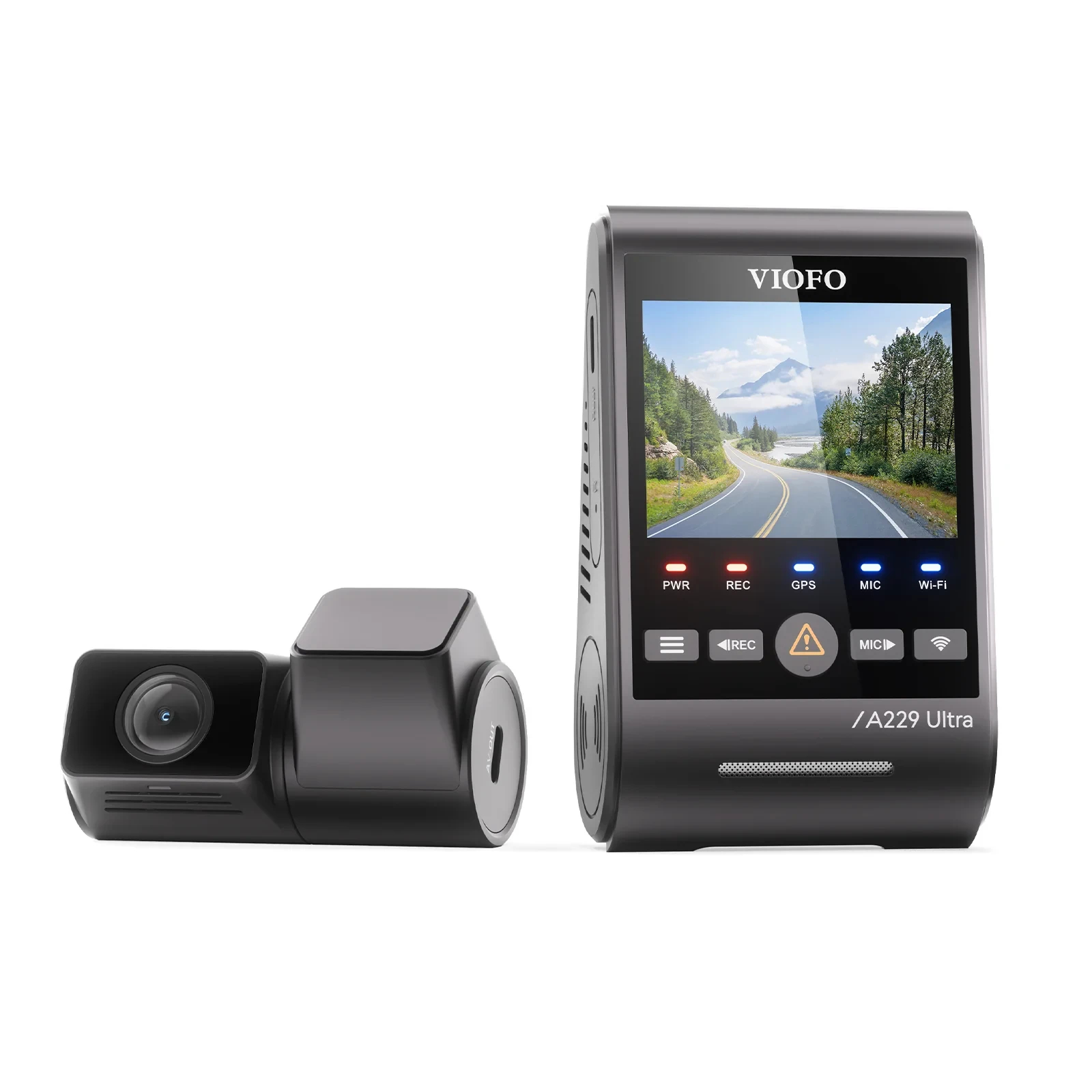 VIOFO Caméra de tableau de bord Dash Cam A229 Ultra 2 Canaux - 4K, HDR, Dual Sony STARVIS 2 8MP, GPS, Bluetooth