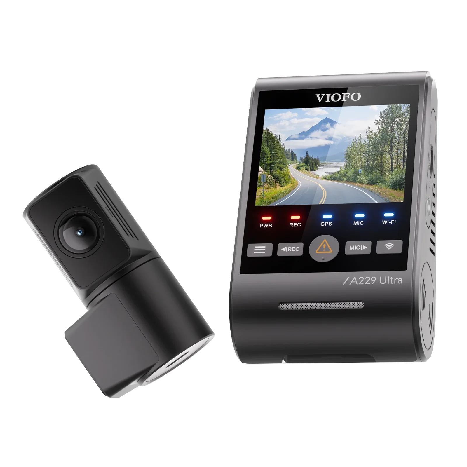 VIOFO Caméra de tableau de bord Dash Cam A229 Ultra 2 Canaux - 4K, HDR, Dual Sony STARVIS 2 8MP, GPS, Bluetooth
