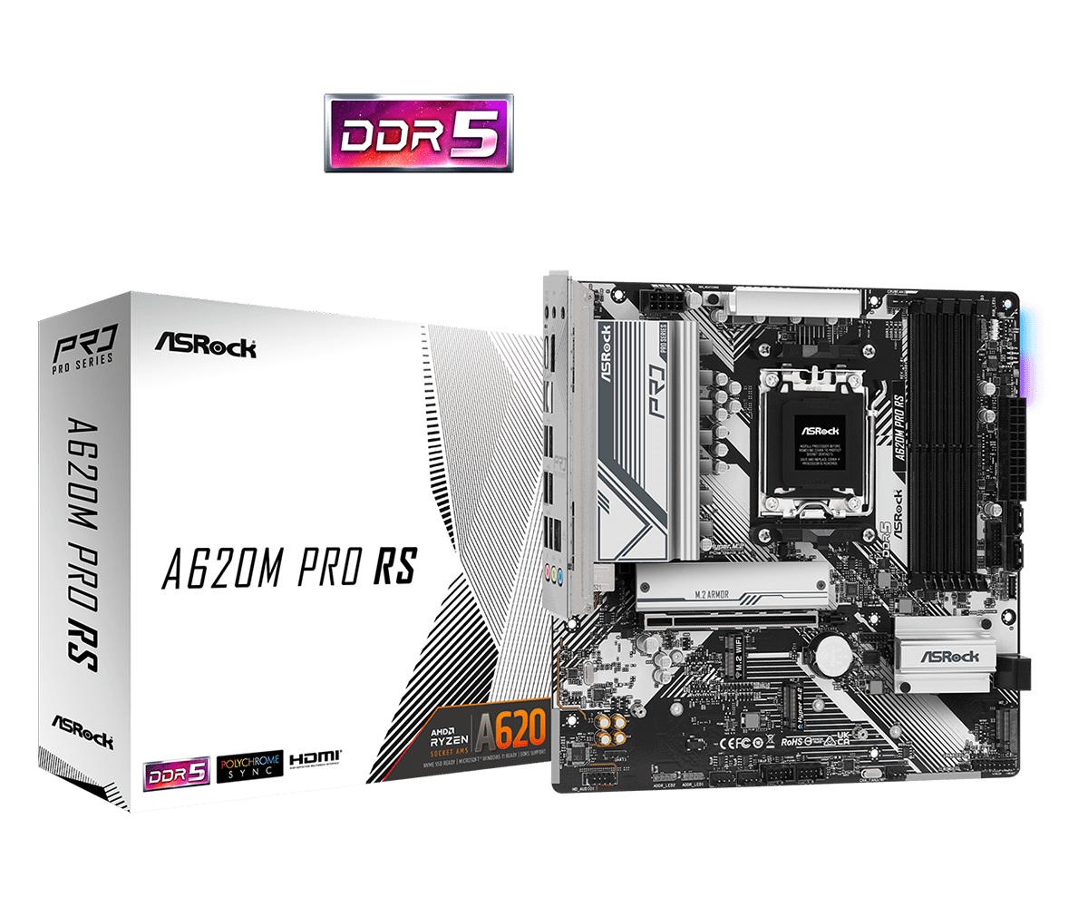 Дънна платка Asrock A620AM PRO RS AM5
