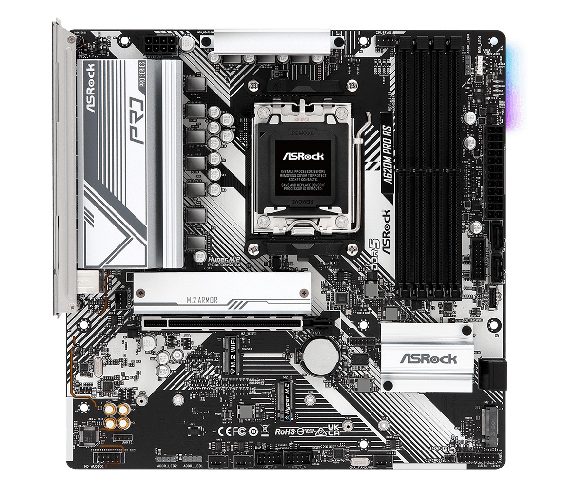 Дънна платка Asrock A620AM PRO RS AM5