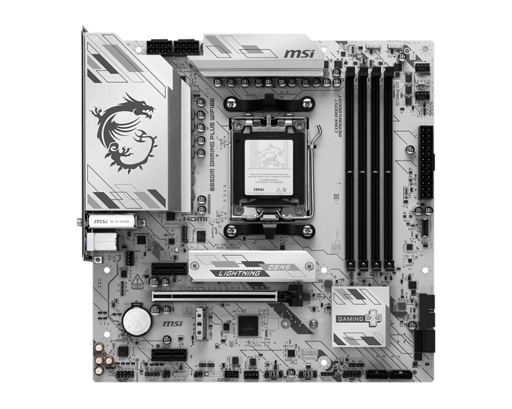 Дънна платка MSI B850M GAMING PLUS WIFI6E AM5