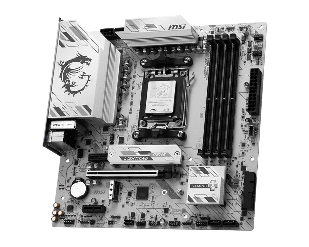 Дънна платка MSI B850M GAMING PLUS WIFI6E AM5