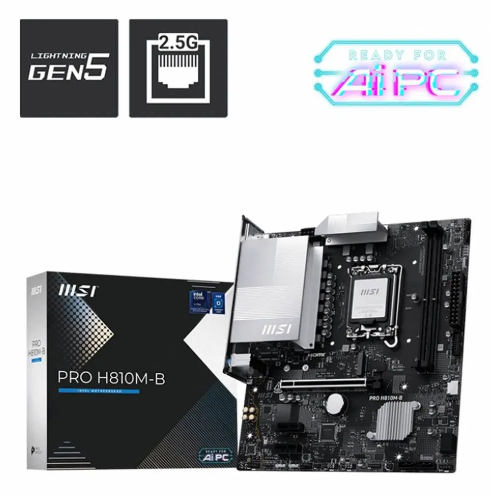 Дънна платка MSI PRO H810M-B LGA1851