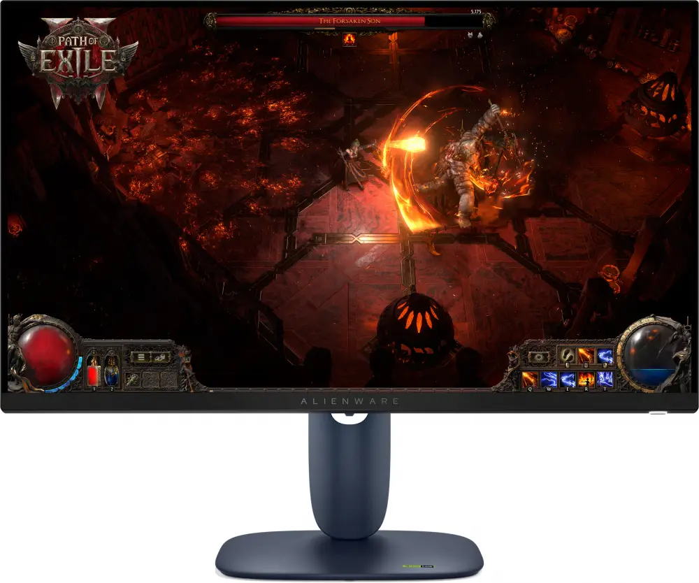 Геймърски монитор Alienware AW2725DM - 27" Fast IPS WQHD(2560x1440) 180Hz, 1ms, G-Sync Compatible