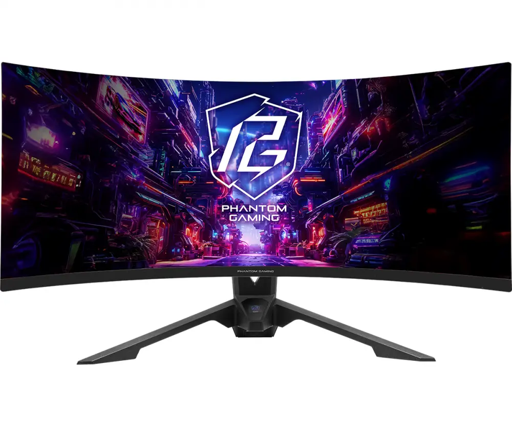 Οθόνη ASRock PG34QRT2B, 34" Curved 1500R VA, WQHD (3440x1440), 180Hz, 1ms, AMD FreeSync Premium, HDMI, DP, WiFi