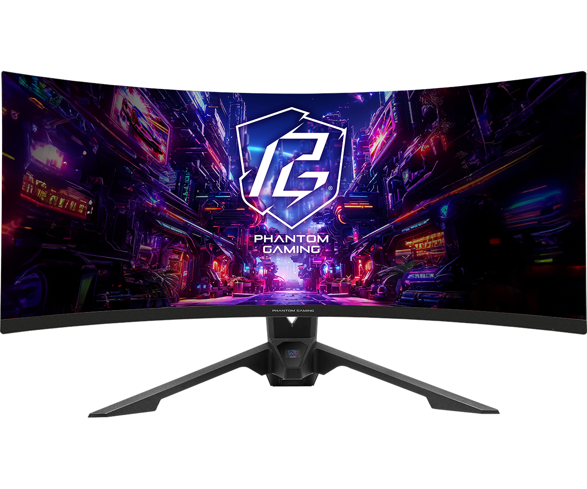 Οθόνη ASRock PG34QRT2B, 34" Curved 1500R VA, WQHD (3440x1440), 180Hz, 1ms, AMD FreeSync Premium, HDMI, DP, WiFi