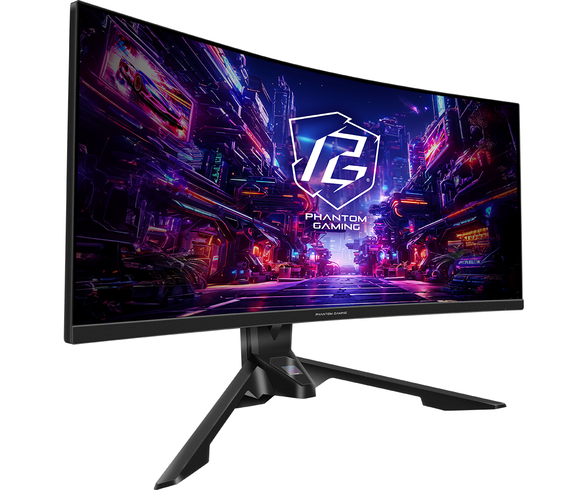 Οθόνη ASRock PG34QRT2B, 34" Curved 1500R VA, WQHD (3440x1440), 180Hz, 1ms, AMD FreeSync Premium, HDMI, DP, WiFi