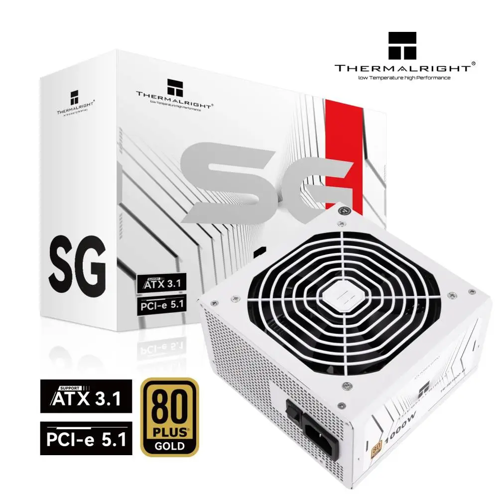 Захранване Thermalright TR-SG1000-W White 1000W Gold, ATX 3.1, Full Modular PSU