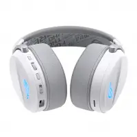 Геймърски безжични слушалки ASUS ROG Pelta White - USB-C, Aura Sync RGB