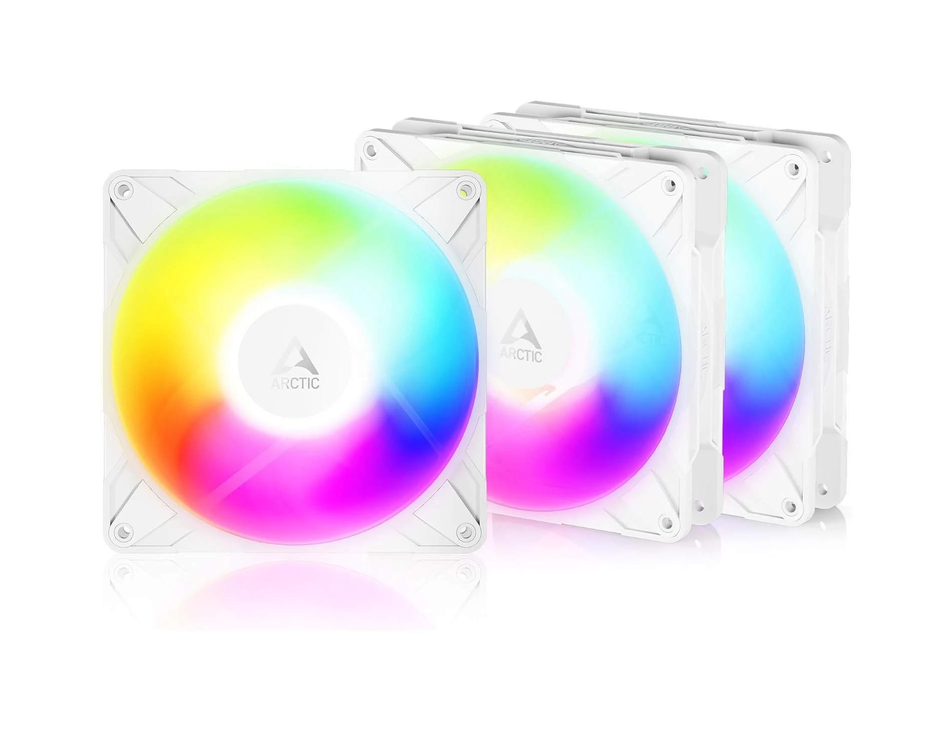 Вентилатори Arctic P14 Pro Reverse A-RGB White Fan Pack 3-in-1 - ACFAN00328A