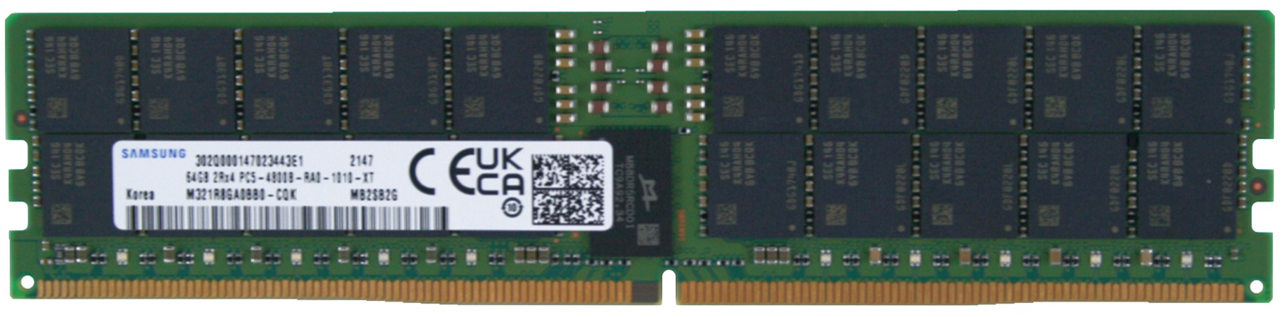 Памет Samsung Server 32GB DDR5 6400Mhz CL52 ECC Registered - M321R4GA0PB2-CCP