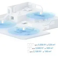 ТП Линк /TP-LINK/  Точка за достъп DECO X10 (3-pack), AX1500, 2xGbE, MU-MIMO, WiFi