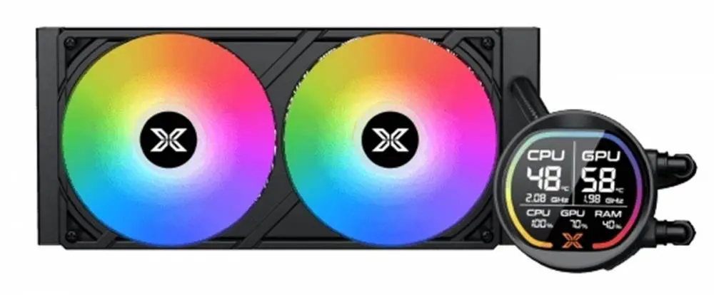 Водно охлаждане XIGMATEK LK PRO 240 DIGITAL, 240mm. ARGB, LCD Display