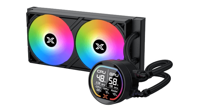 Водно охлаждане XIGMATEK LK PRO 240 DIGITAL, 240mm. ARGB, LCD Display