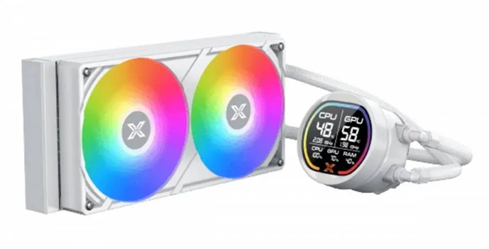Водно охлаждане XIGMATEK LK PRO 240 DIGITAL ARCTIC, 240mm. ARGB, LCD Display