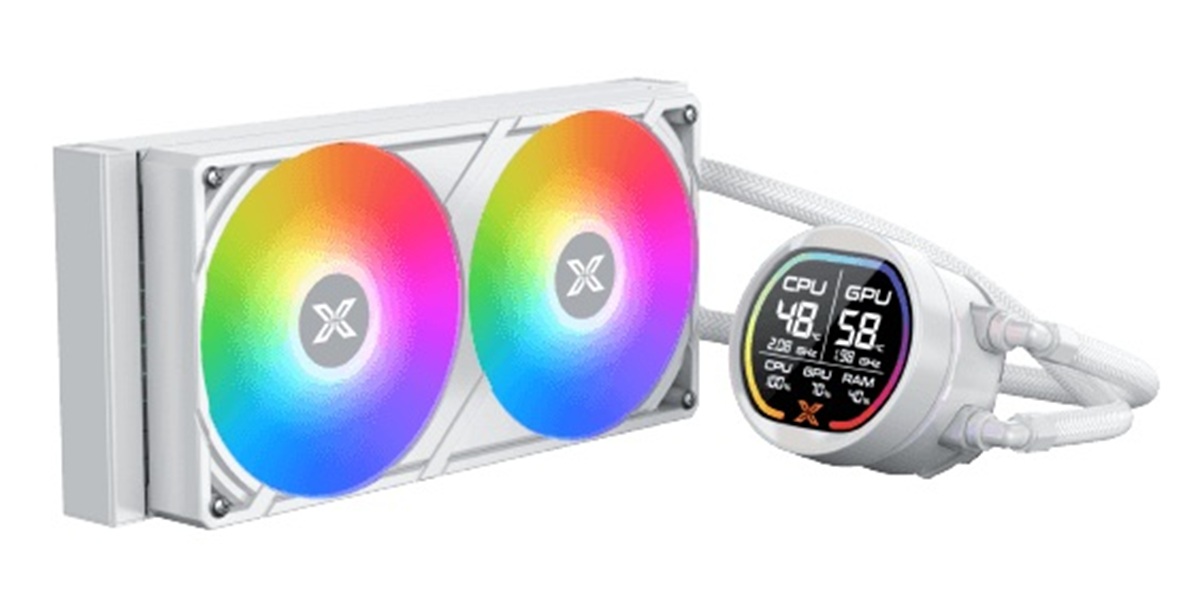 Refroidissement liquide XIGMATEK LK PRO 240 DIGITAL ARCTIC, 240mm. ARGB, LCD Display