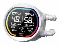 Водно охлаждане XIGMATEK LK PRO 240 DIGITAL ARCTIC, 240mm. ARGB, LCD Display