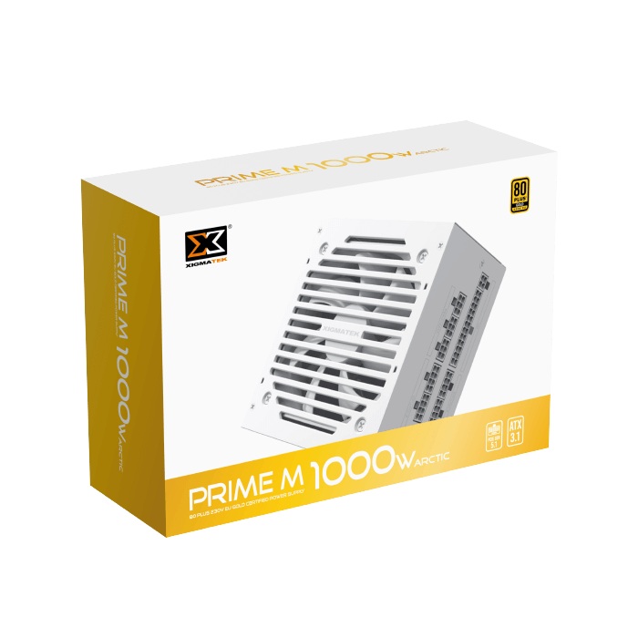Захранване XIGMATEK PRIME M 1000W ARCTIC 80 Plus Gold ATX 3.1