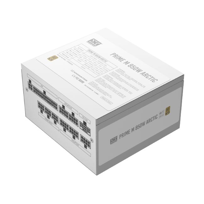Захранване XIGMATEK PRIME M 850W ARCTIC 80 Plus Gold, ATX 3.1 PSU