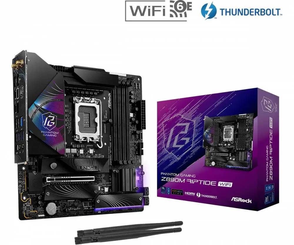Дънна платка Asrock Z890M RIPTIDE WIFI LGA1851