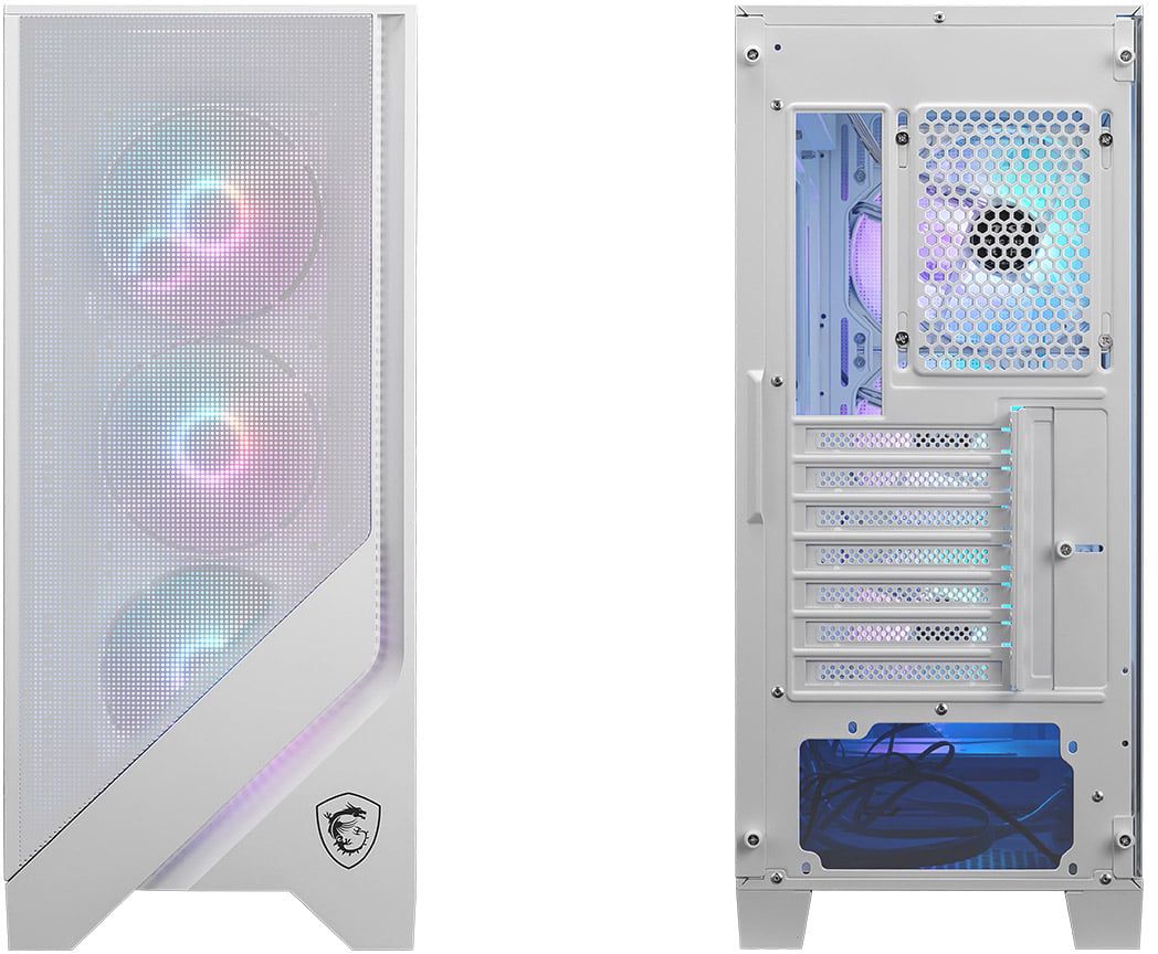 Кутия MSI MAG FORGE 320R AIRFLOW WHITE ATX Case